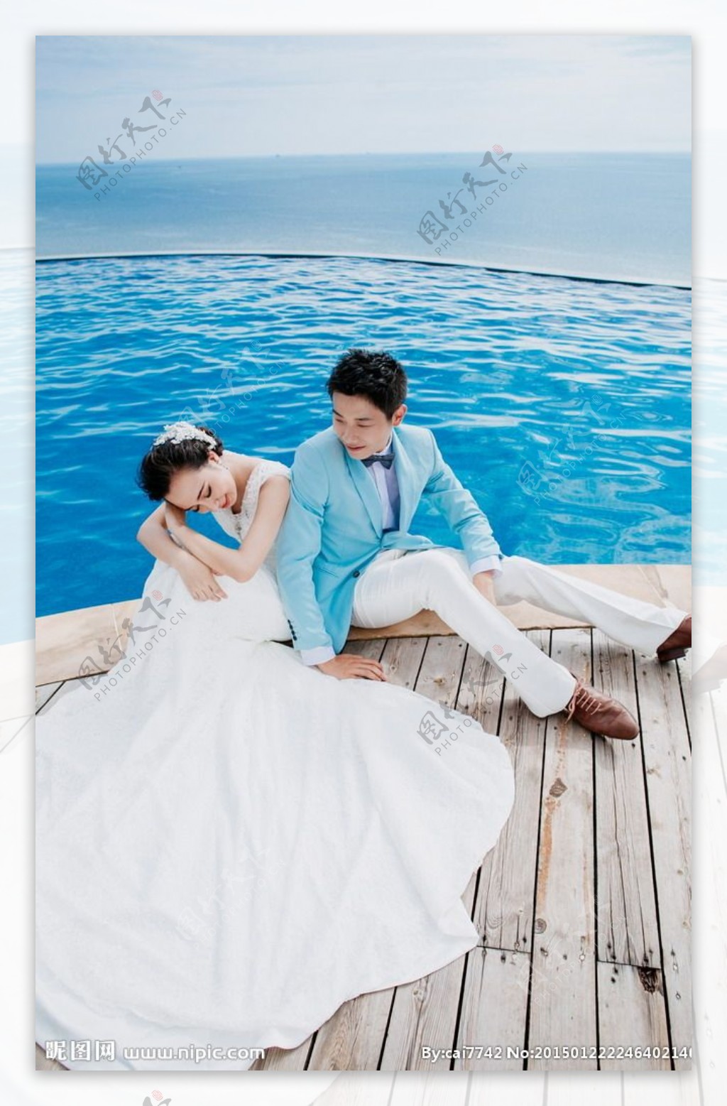 海边婚纱摄影图片