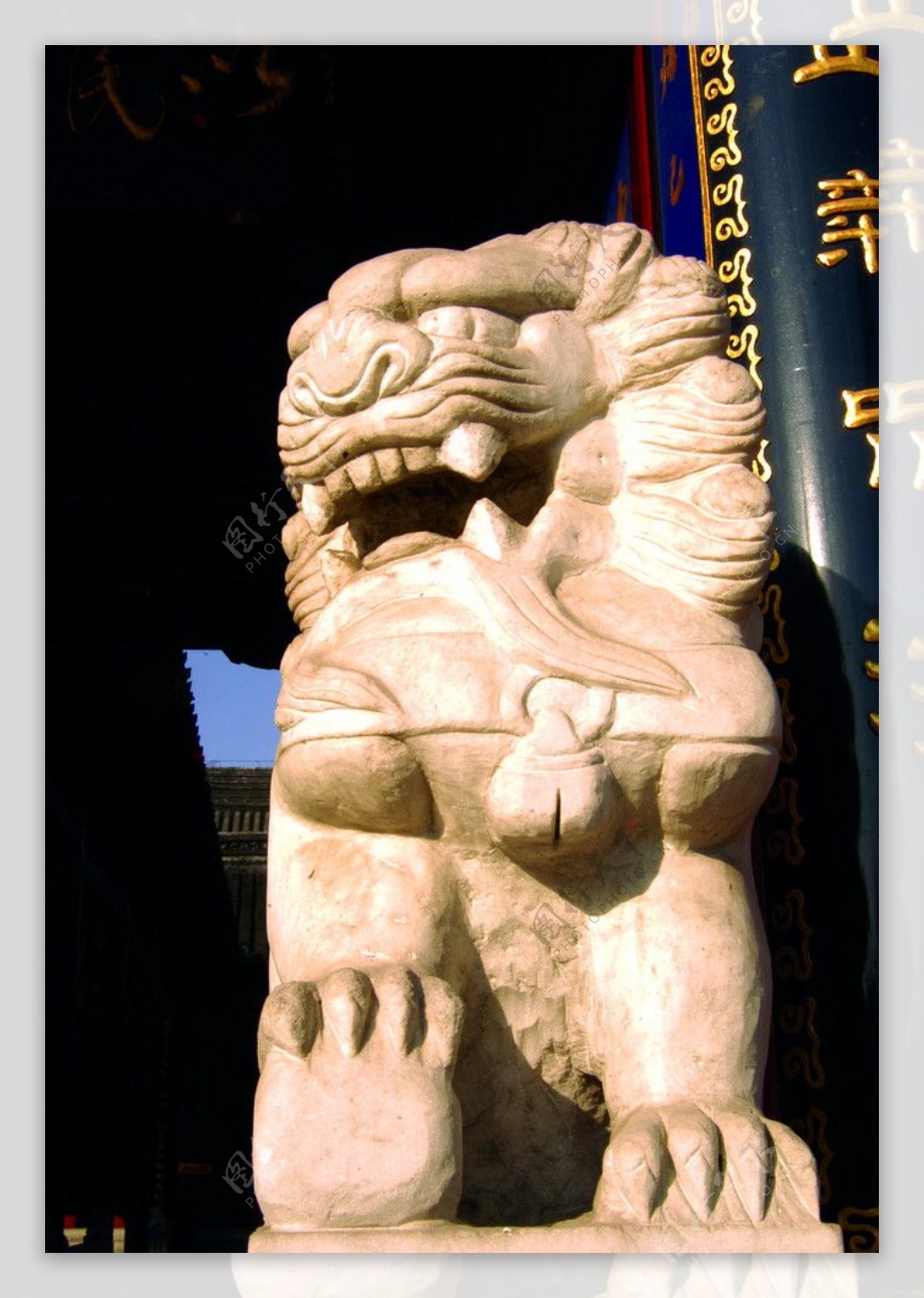南通城隍庙醒狮图片