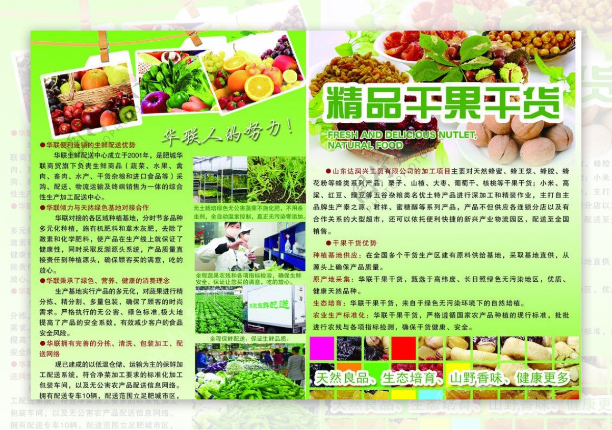 蔬果超市形象展板图片