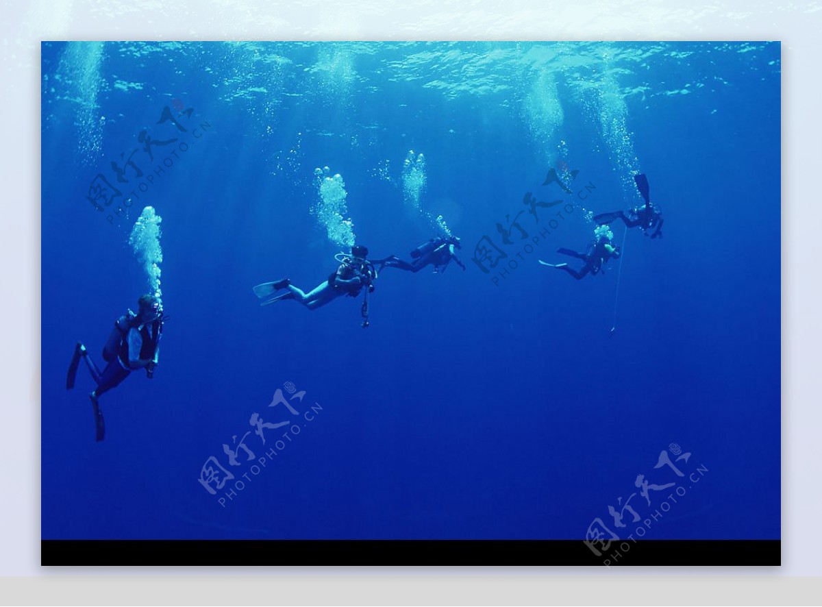 海底潜水图片