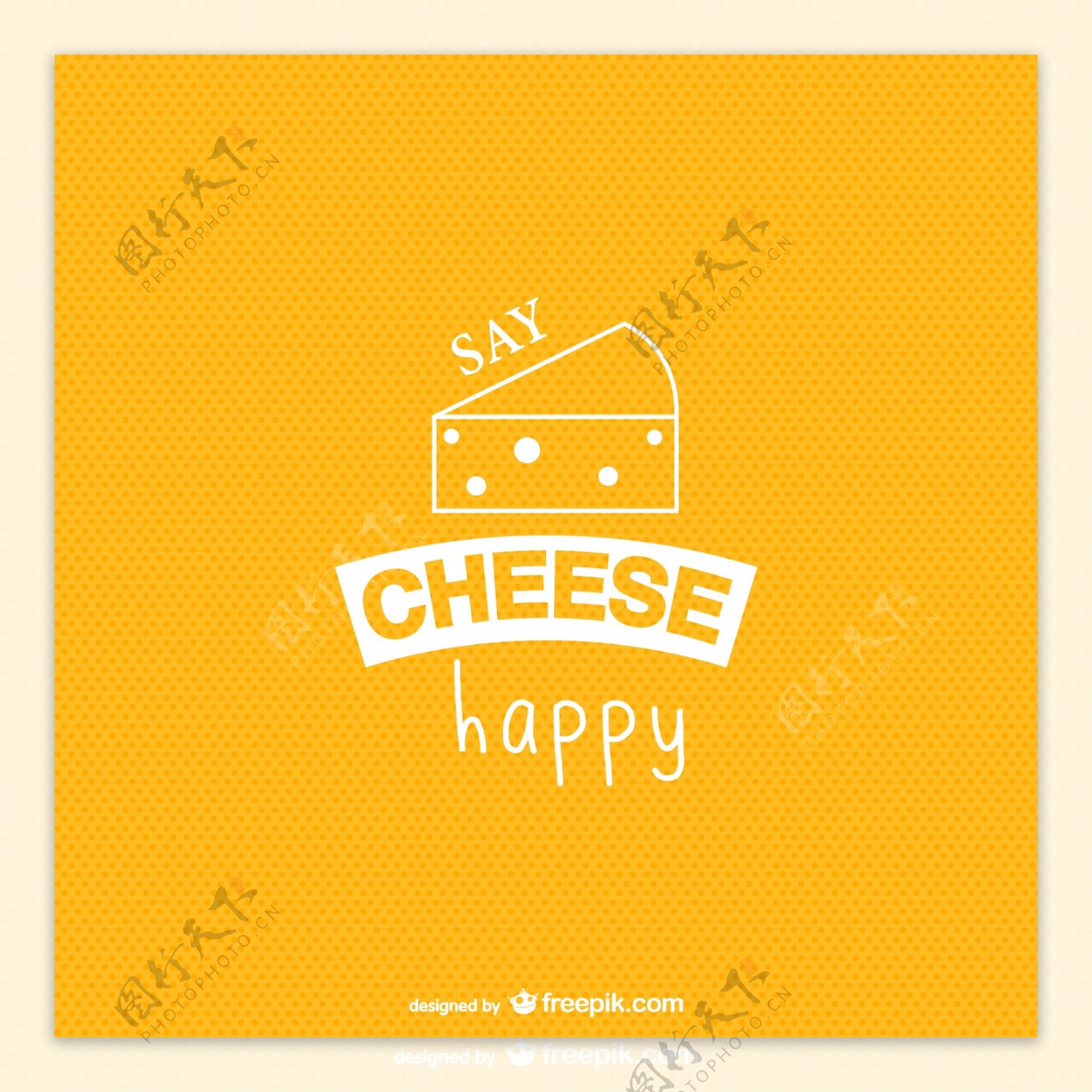 手绘奶酪背景图片