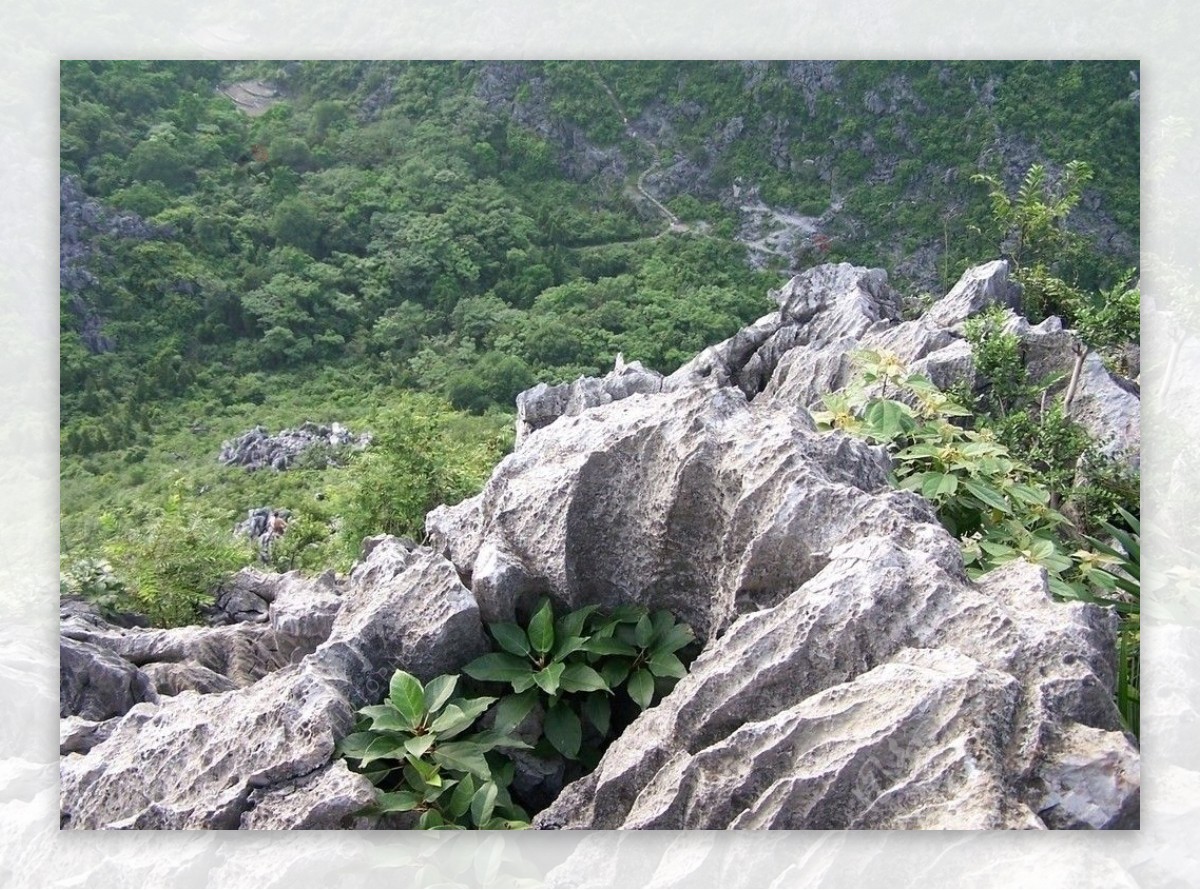 桂林西山野山顶图片