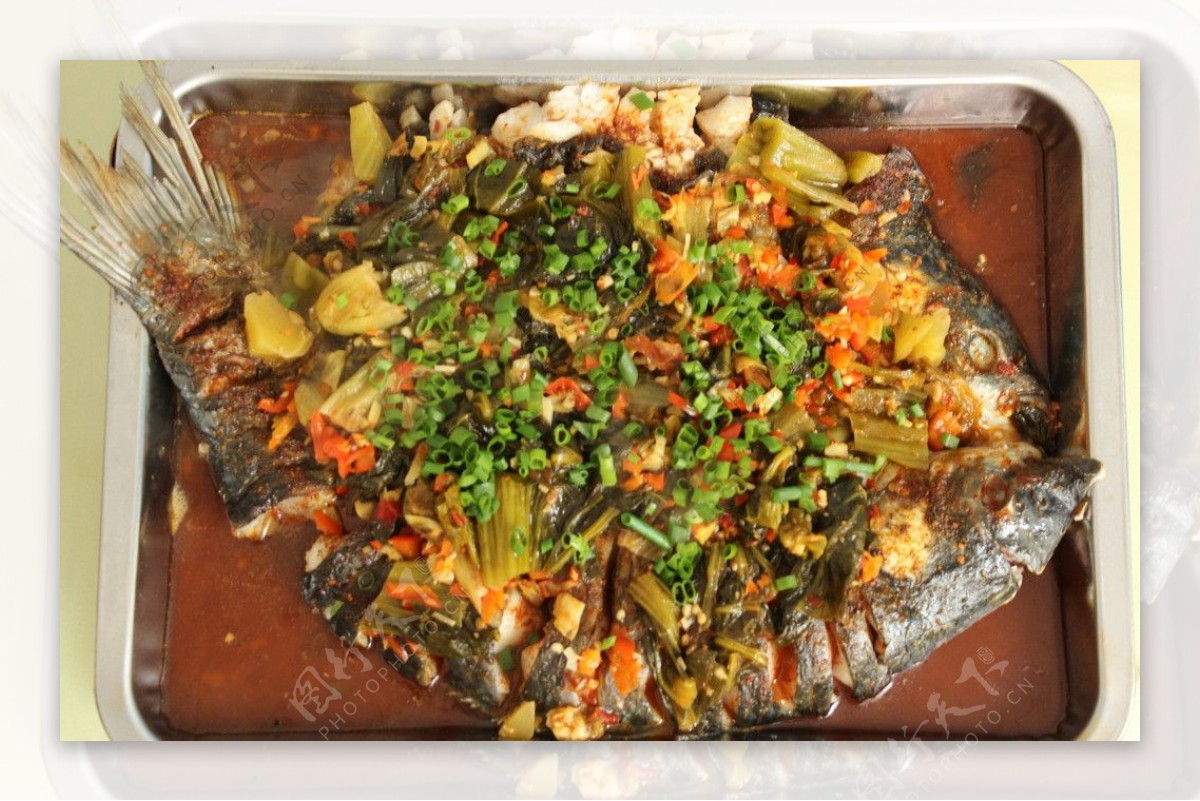 酸菜烤鱼图片