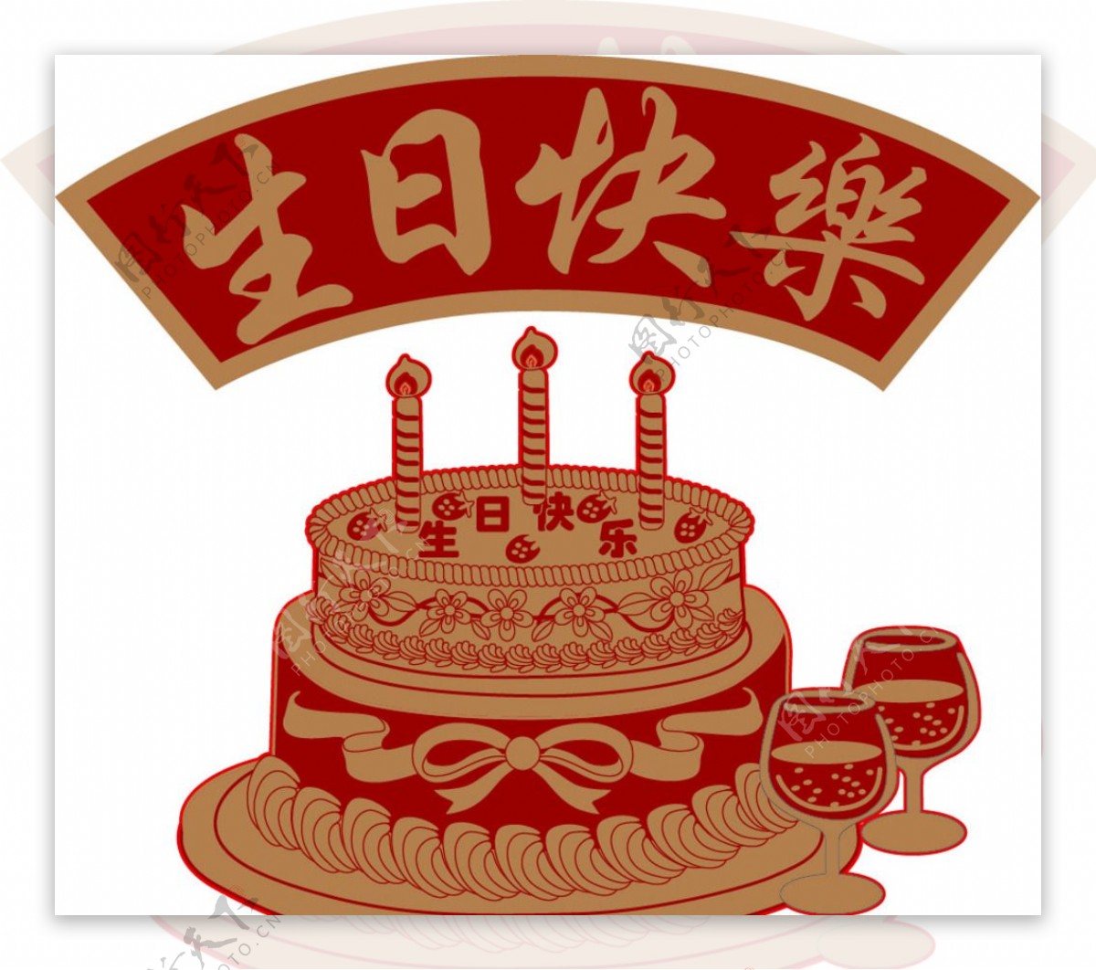 生日蛋糕图片