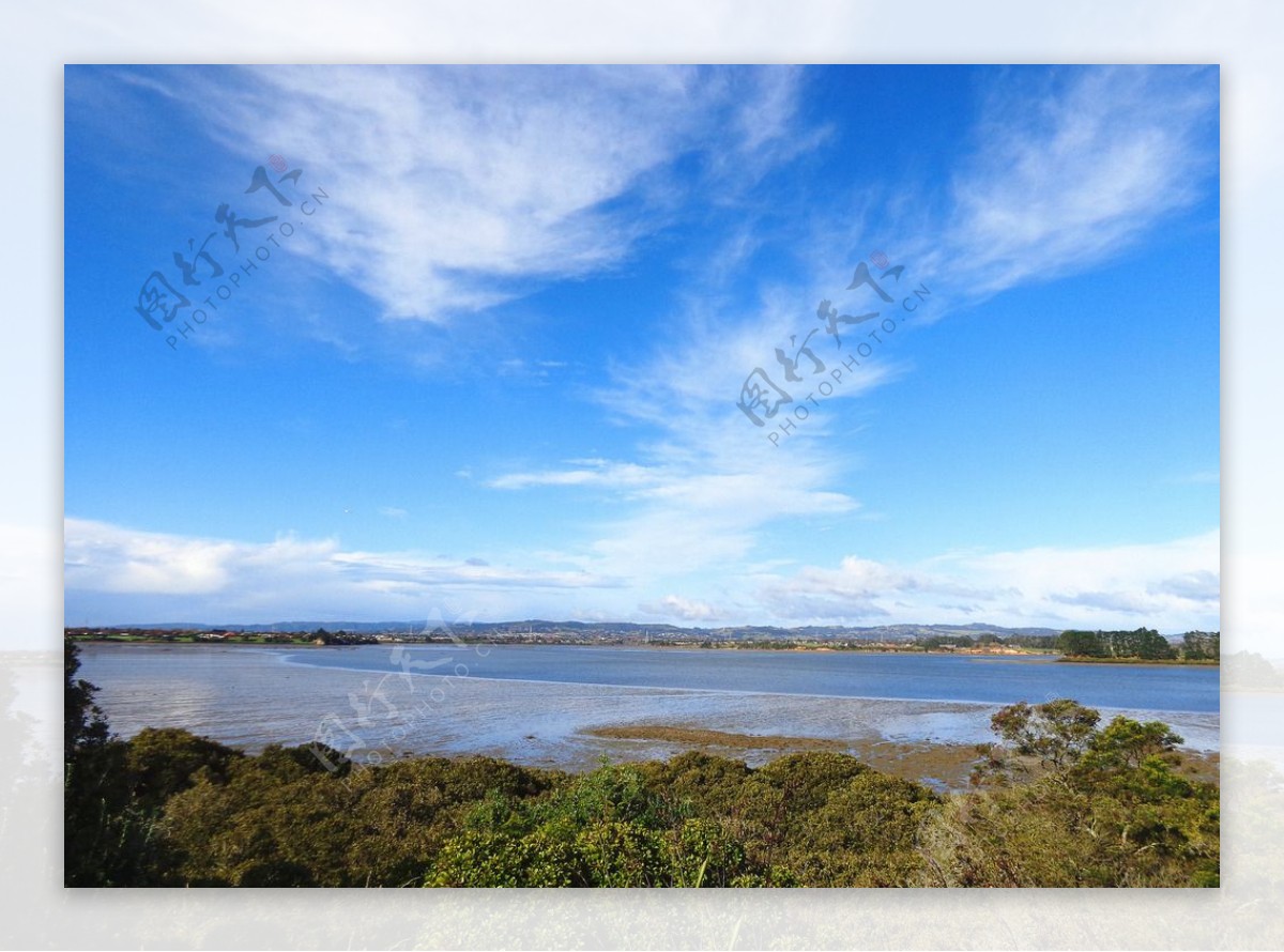 新西兰海滨自然风光图片