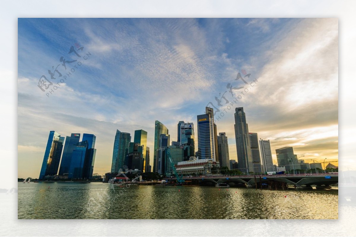 新加坡都市美景图片