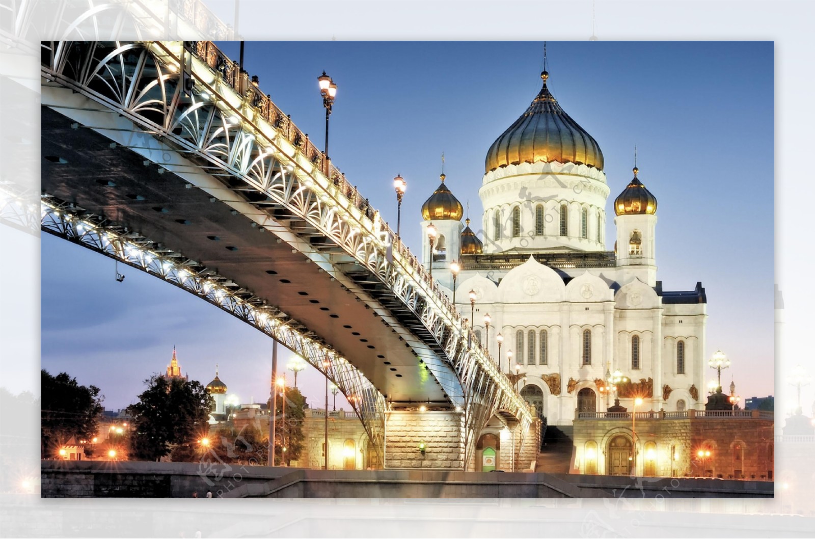 莫斯科救主大教堂图片
