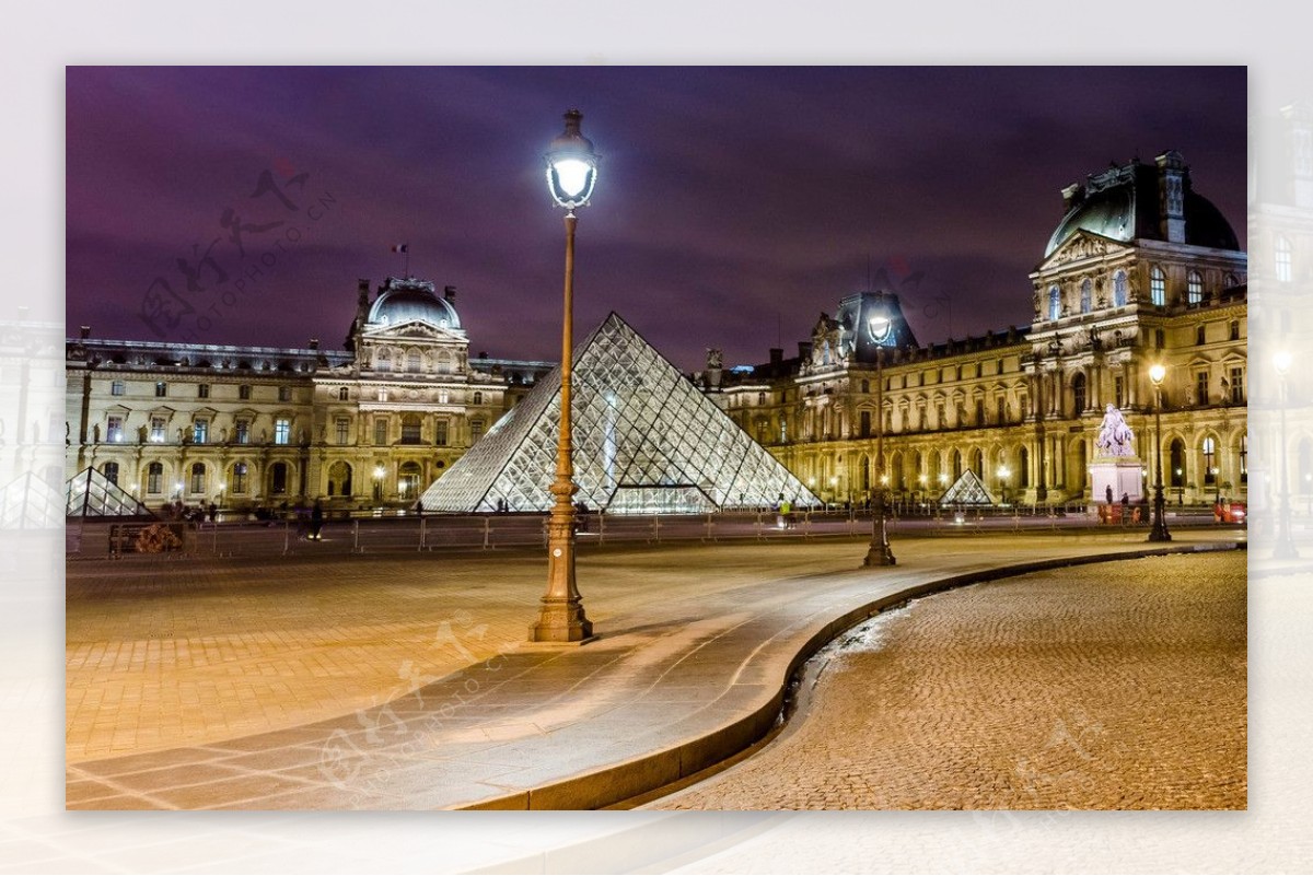 法国巴黎夜景图片素材_免费下载_1素材大全_高清图片101009272685_猎图网
