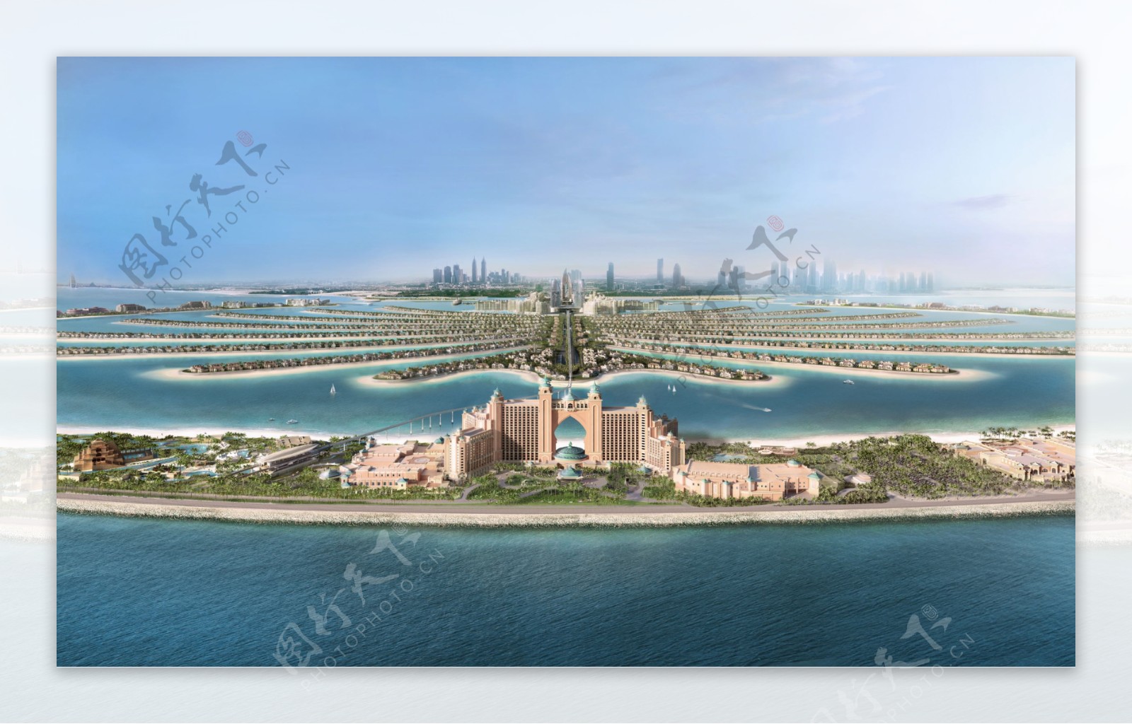 阿联酋迪拜亚特兰蒂斯酒店全景图图片