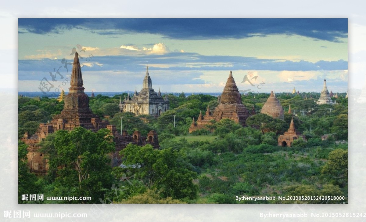 泰国古城堡图片