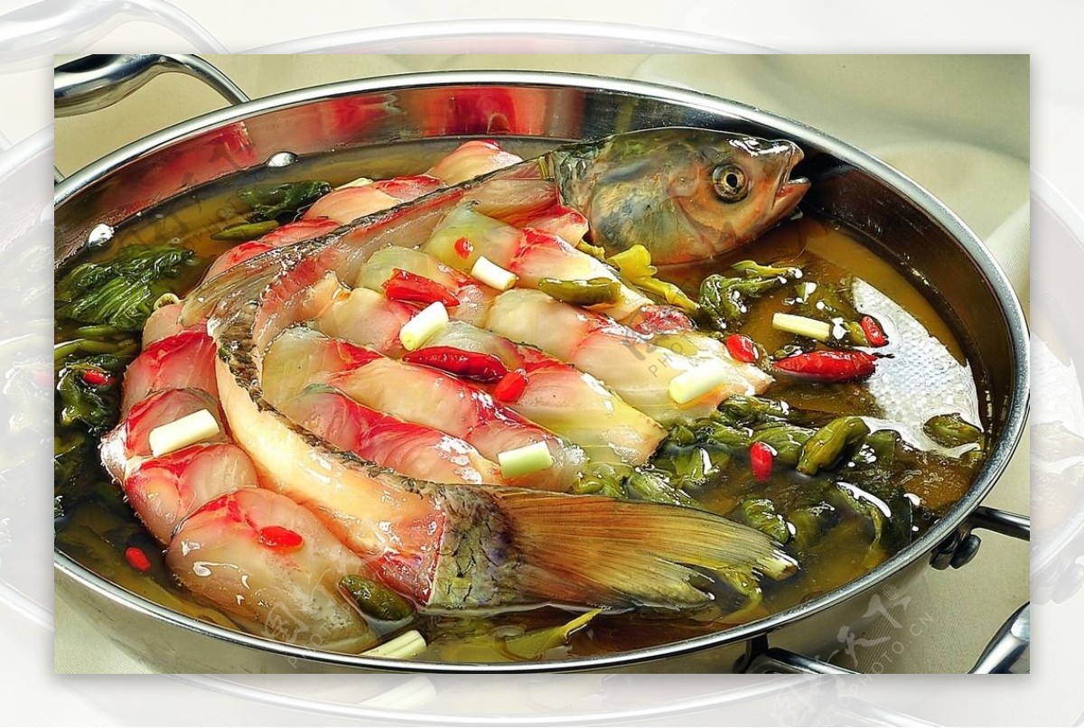 酸菜鱼火锅图片