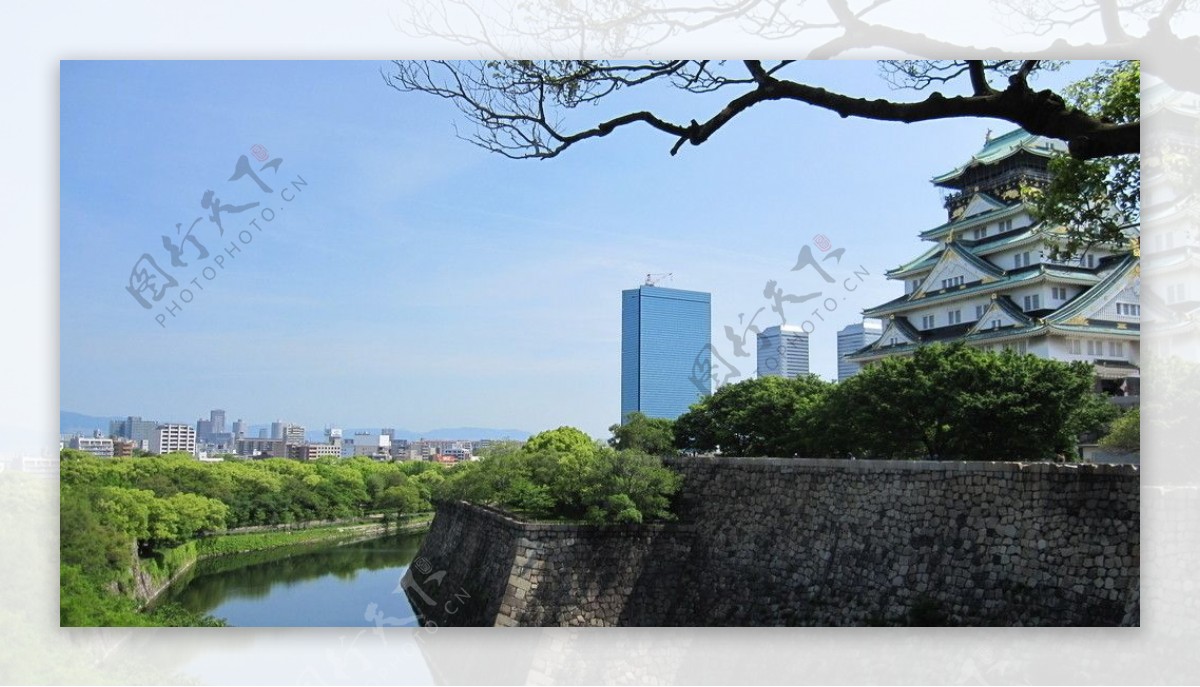 日本大阪城公园图片