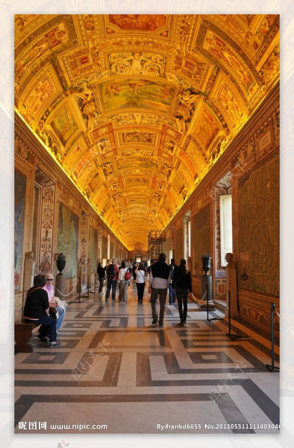 金色长廊图片