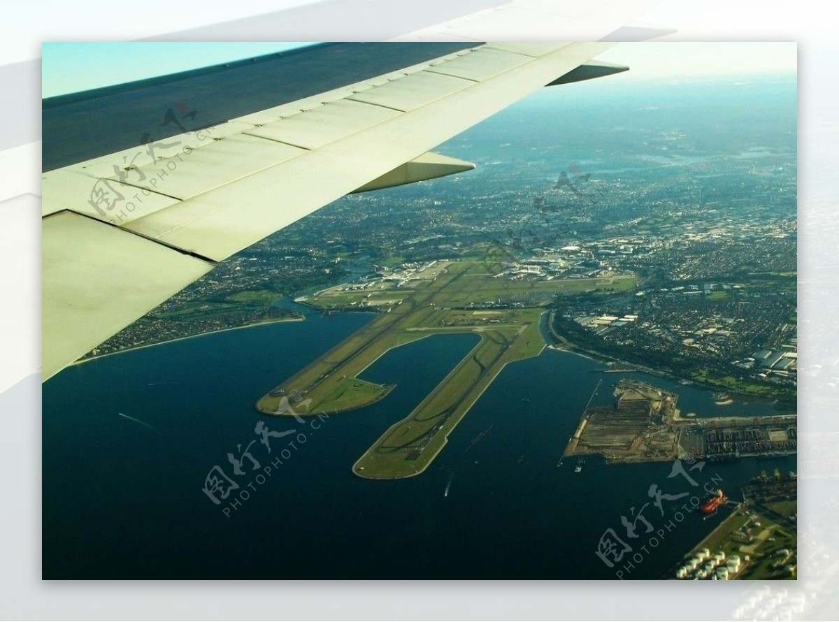 鸟瞰雪梨机场图片