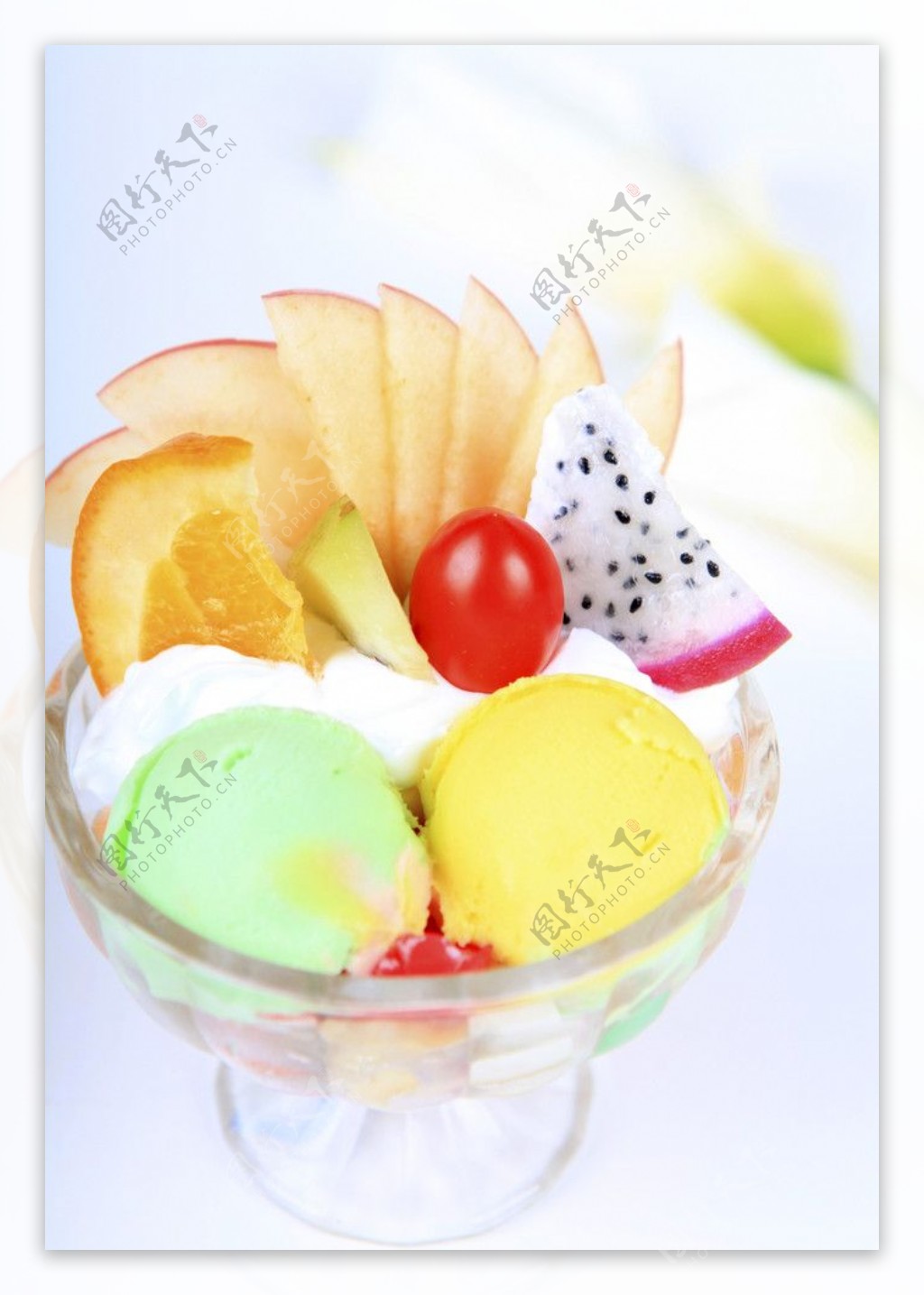 水果冰淇淋图片素材-编号32637802-图行天下