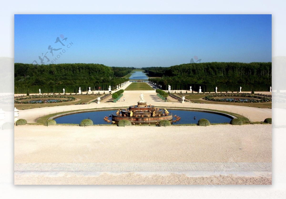 法国凡尔赛宫后花园图片