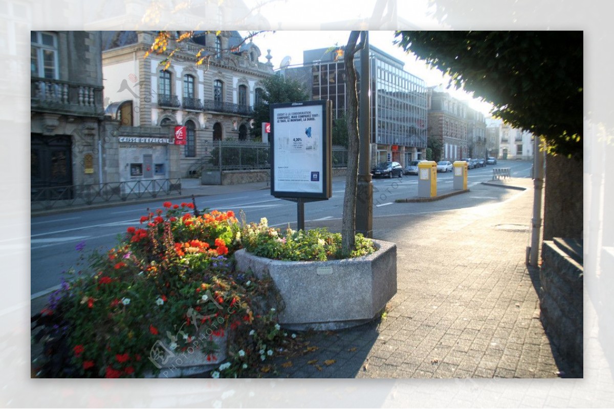 法国VANNES街景图图片