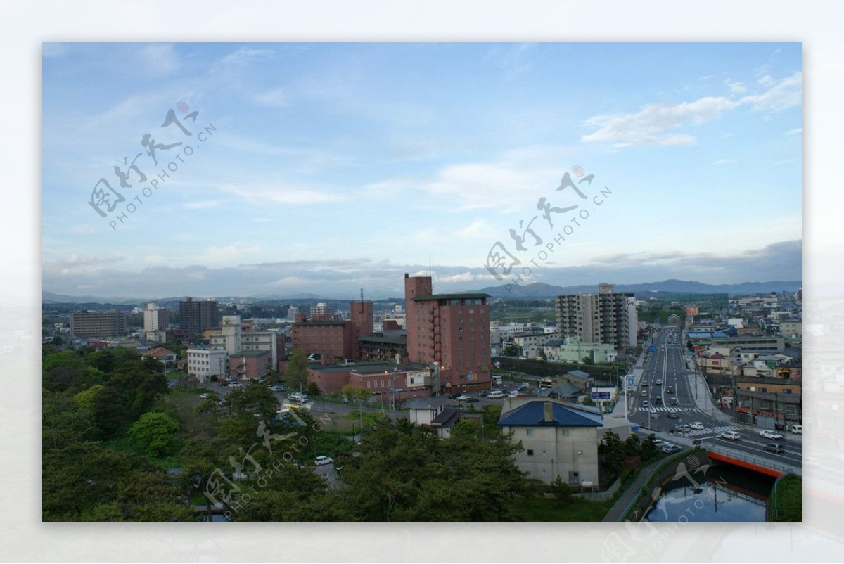 北海道涵馆城市风景图片