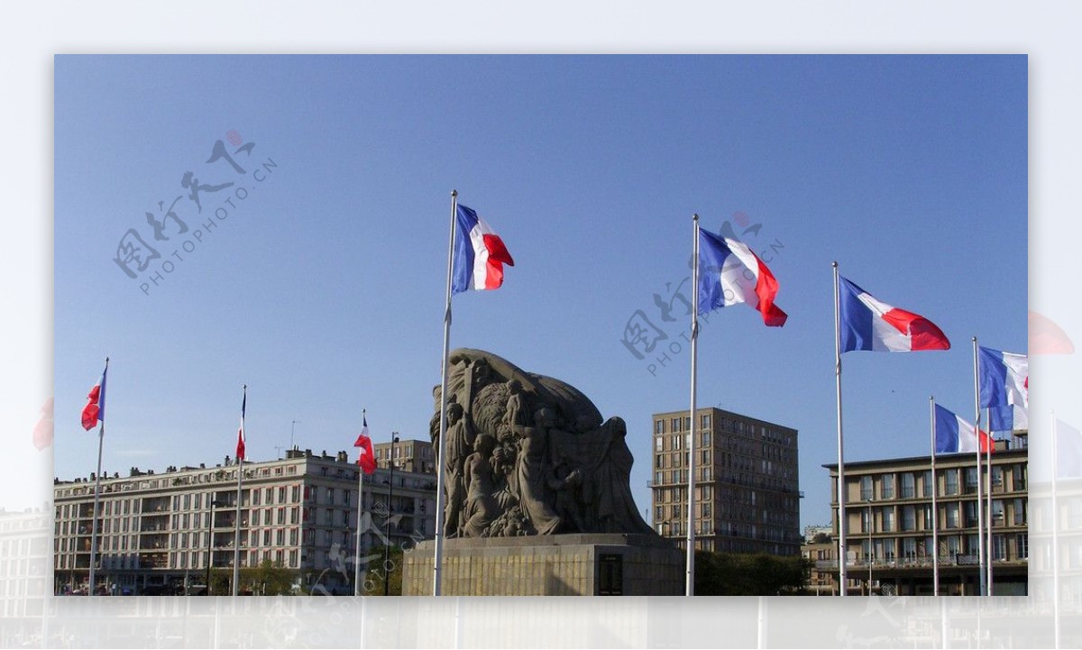 法国勒阿弗尔中心广场图片