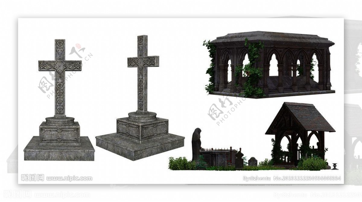 墓地墓碑图片