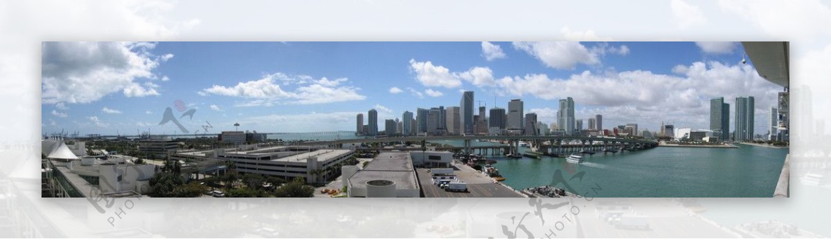 佳能S70全景拍摄的迈阿密图片