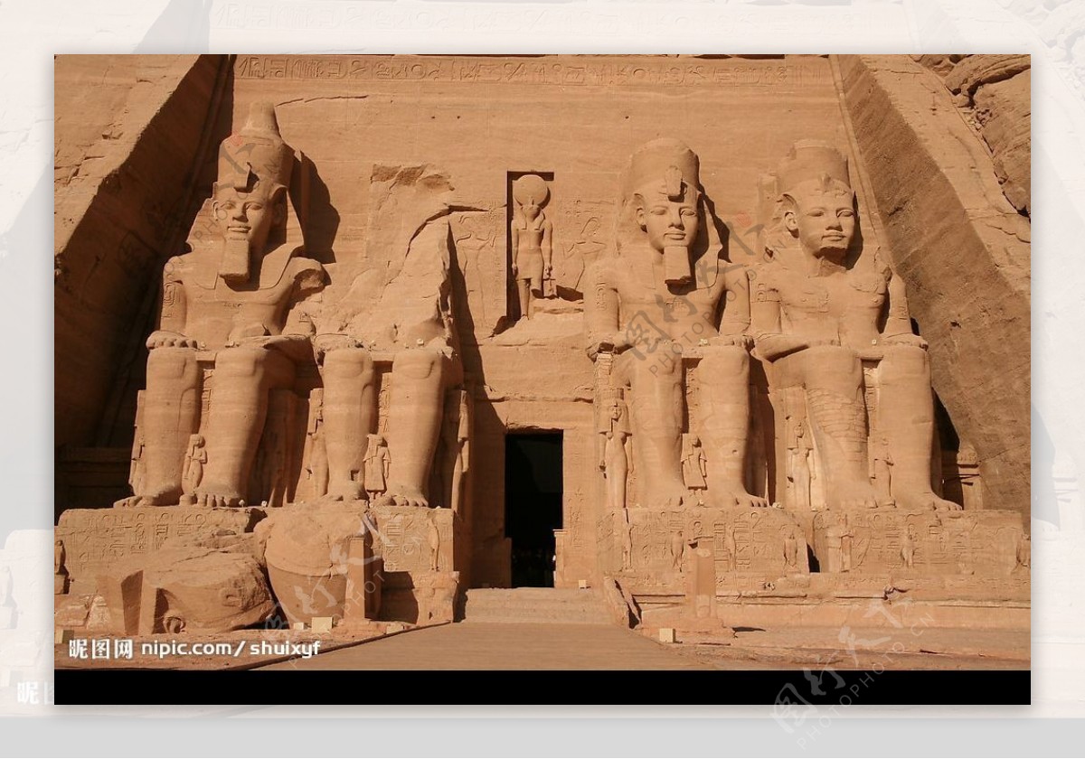 埃及阿布辛贝神庙图片