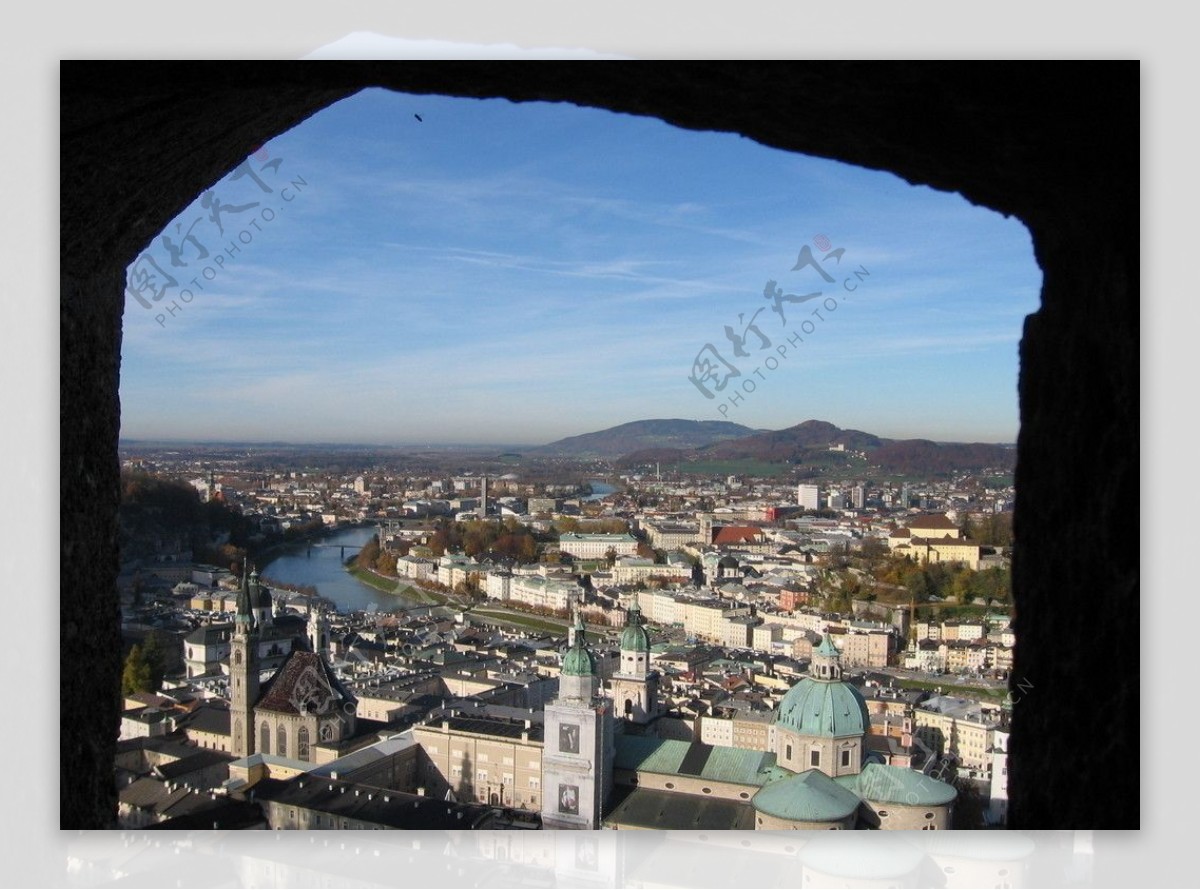 奥地利萨尔茨堡古堡图片