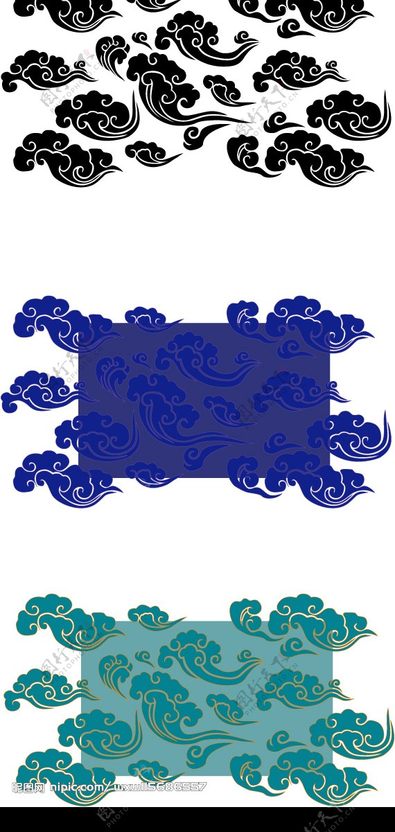 中国式花纹素材图片