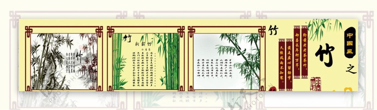 校园文化之竹文化图片