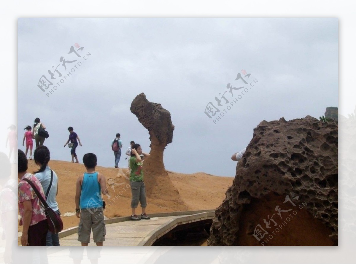 野柳地質公園女王頭图片