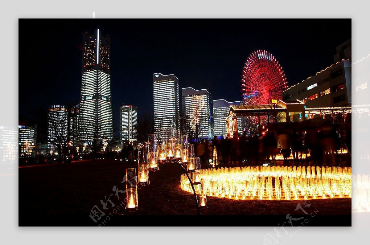 神奈川橫濱夜景图片