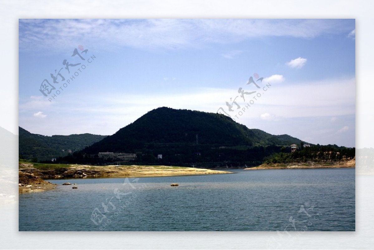 升钟湖美景图片