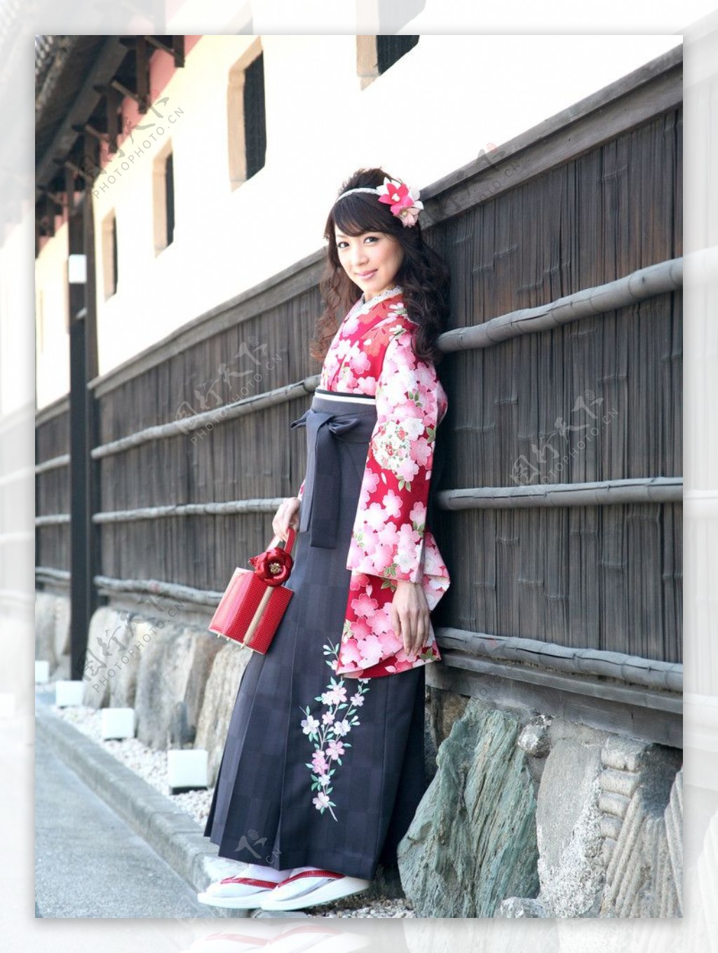 日本和服女性展示图片