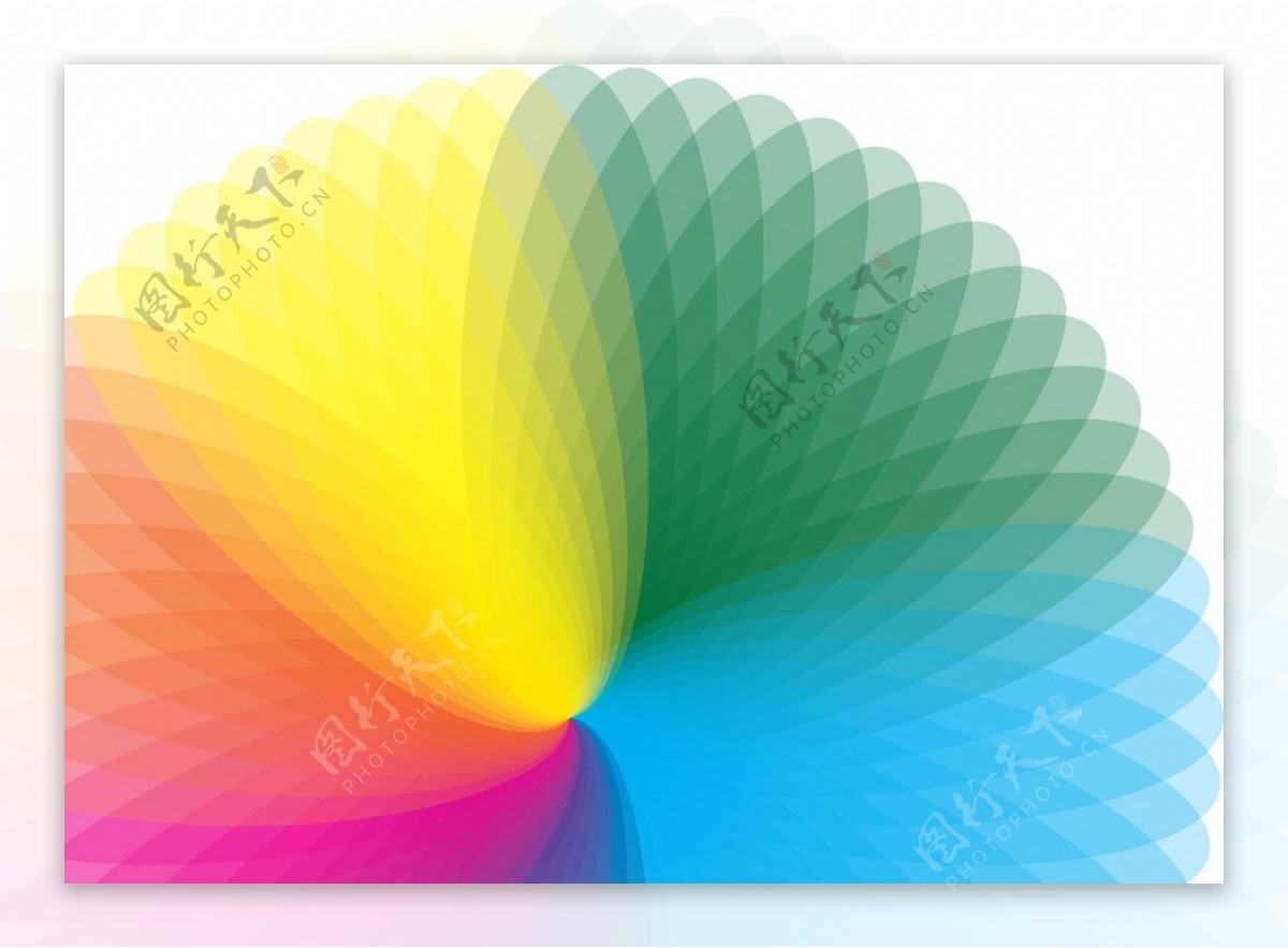 彩色光谱图图片