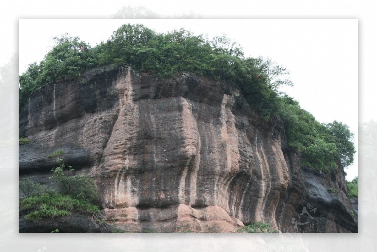 丹霞山景观图片