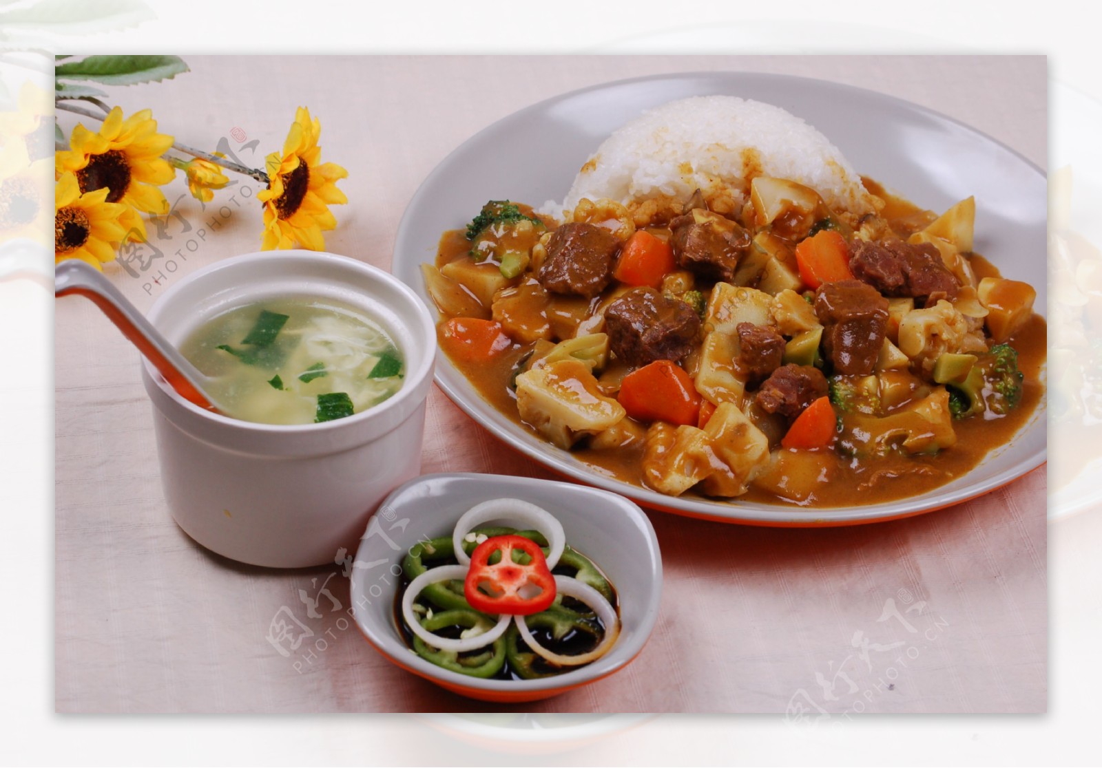 东南亚咖喱饭图片