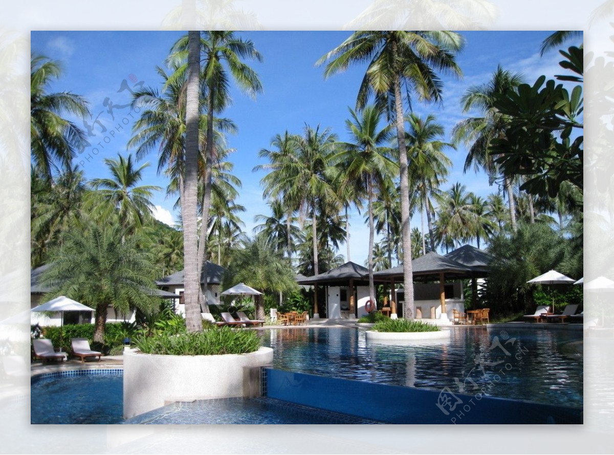 泰国酒店风景图片