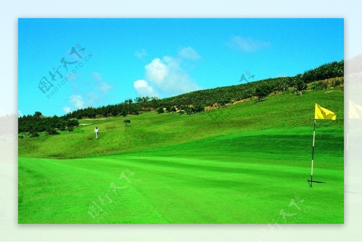 高尔夫场风景图片