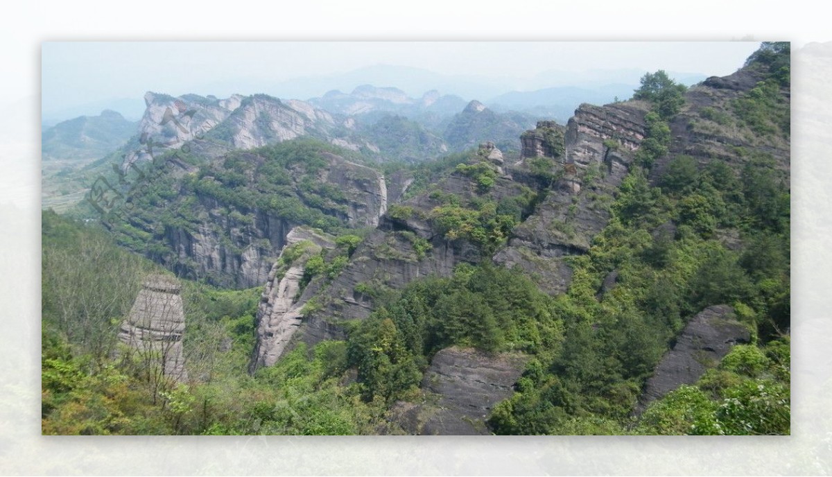 连城冠豸山风景图片