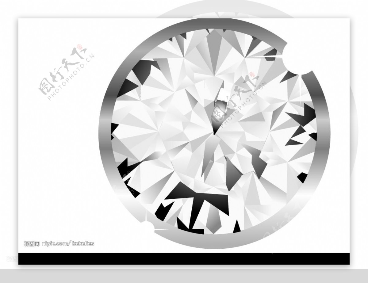 钻石顶面可以做艺术字或节术品时用图片