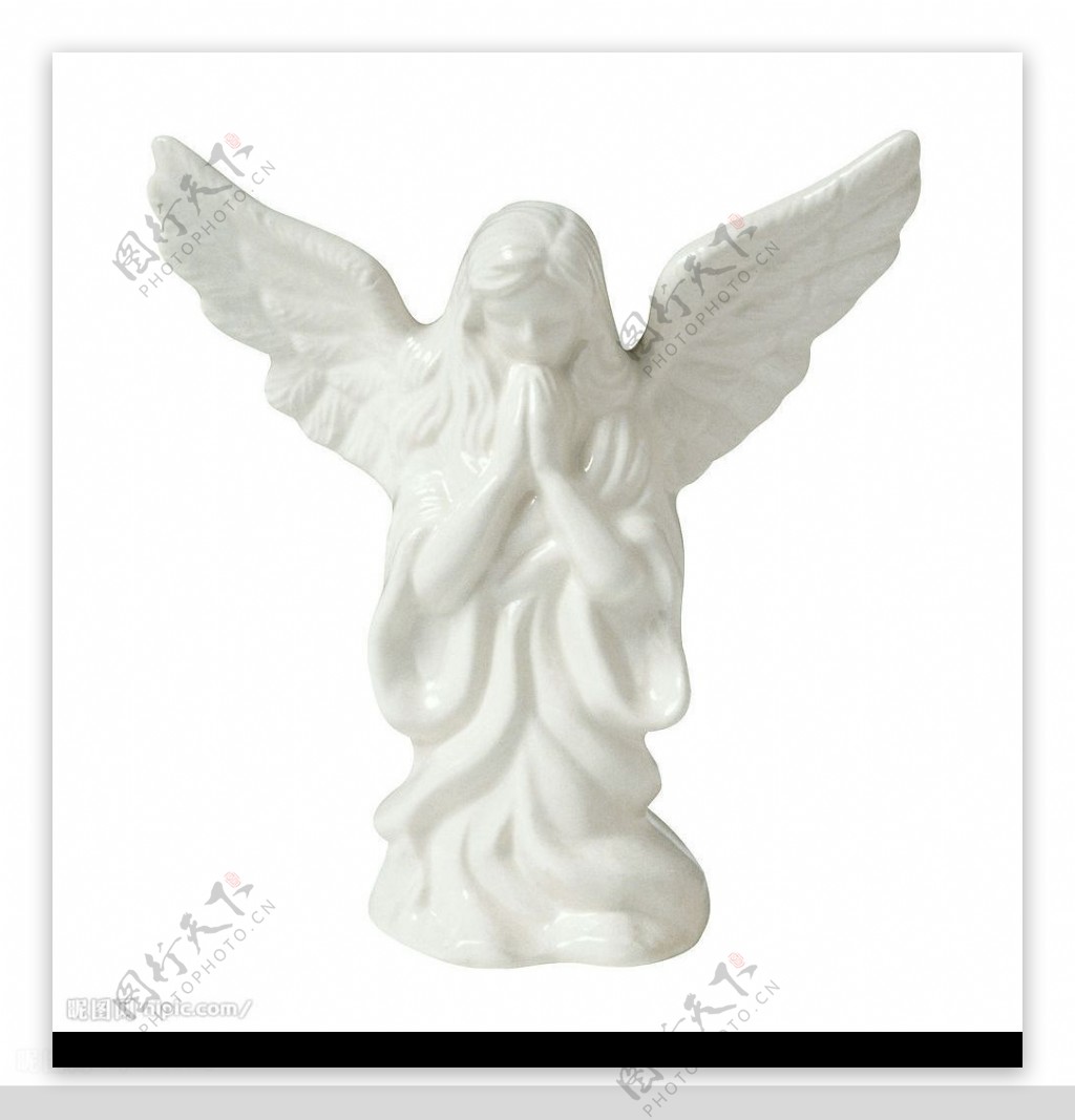 白色瓷天使图片