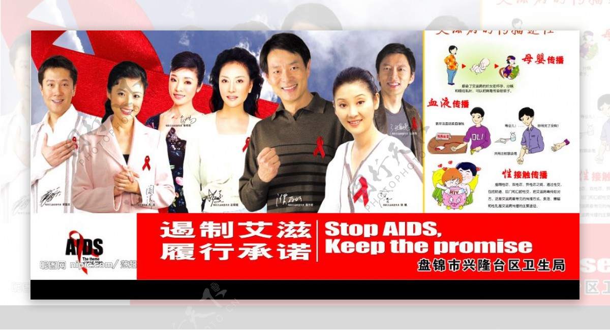 爱滋病宣传板02图片