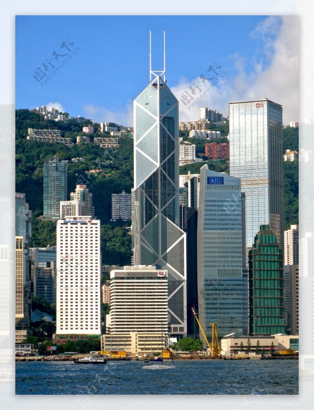 中国银行香港大厦图片
