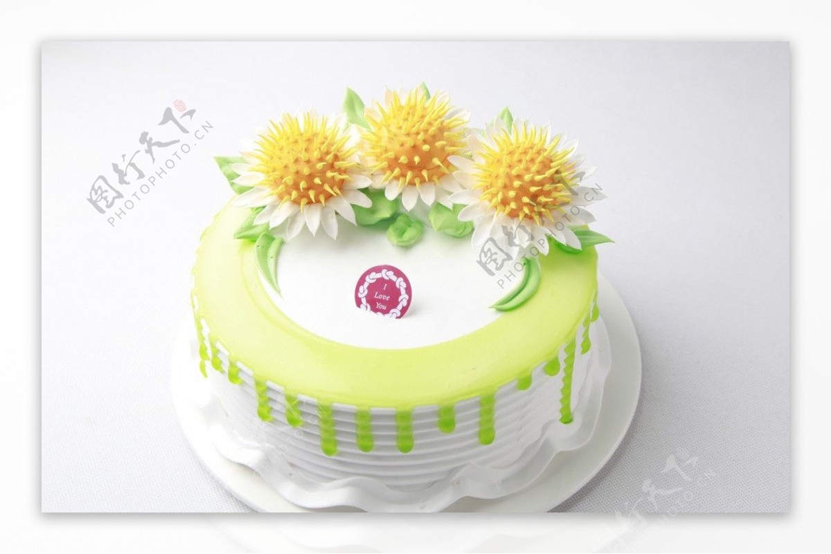 花卉蛋糕图片