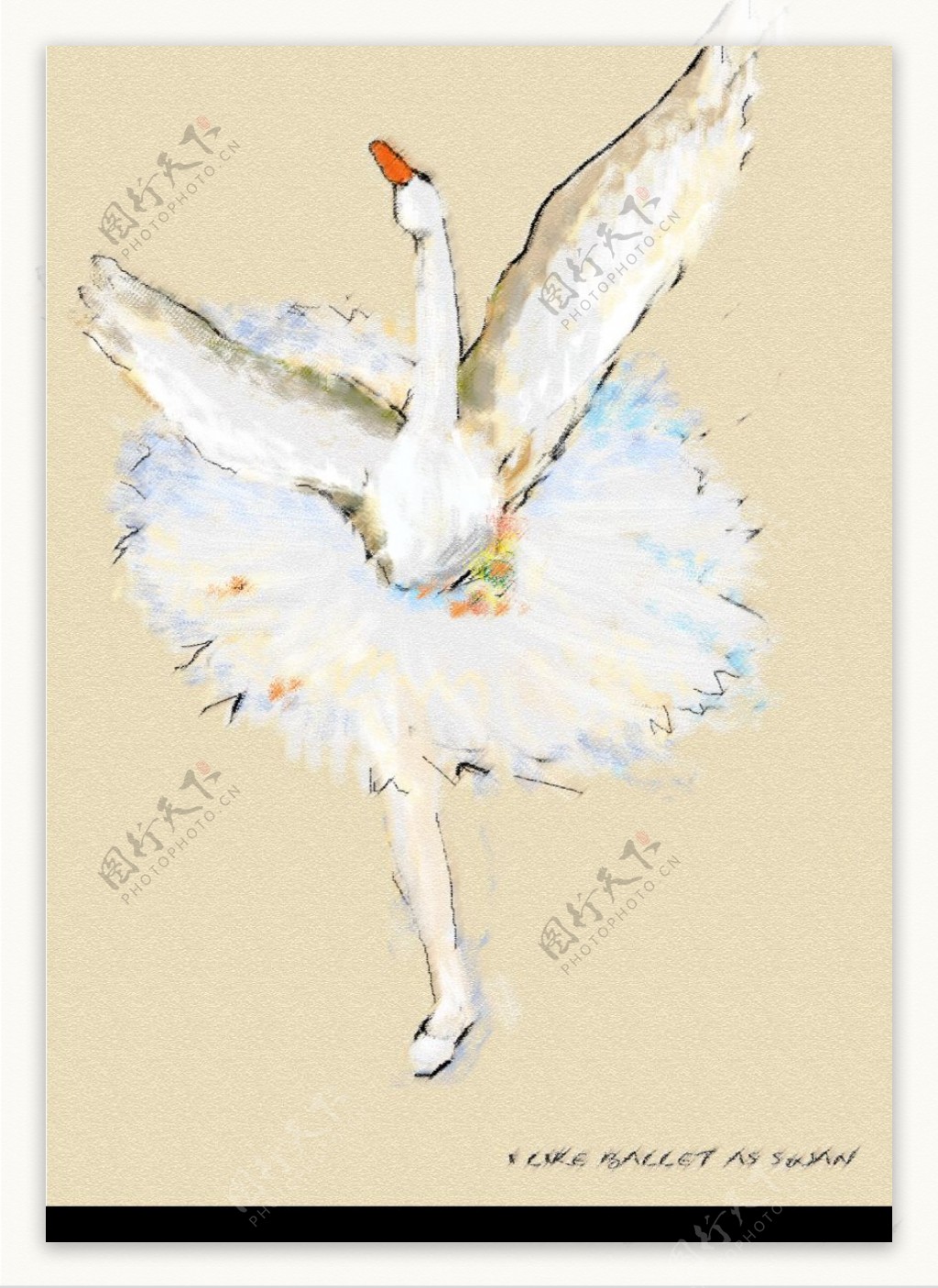 芭蕾舞创意海报图片