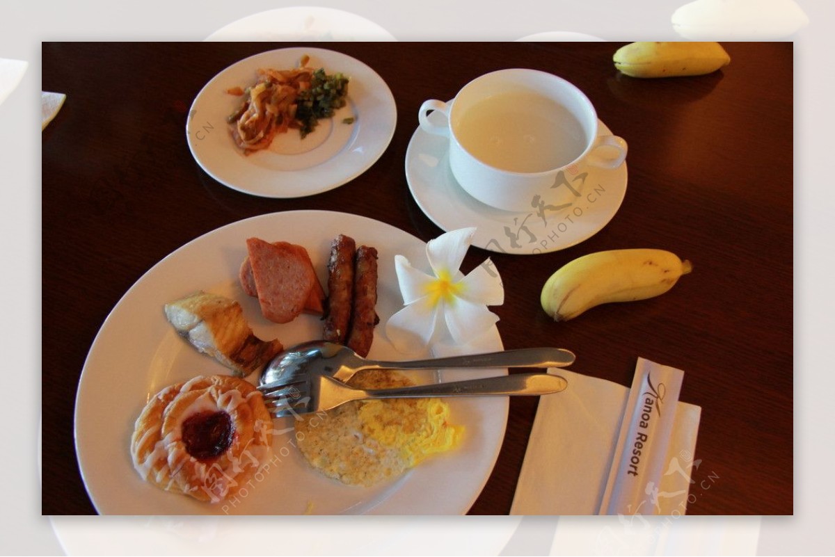 塞班岛美食早餐自助图片