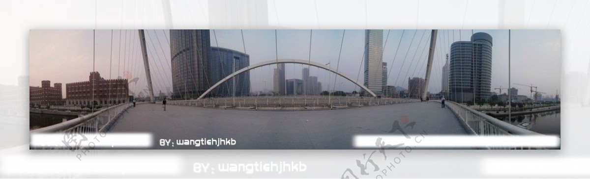 变形的大沽桥图片