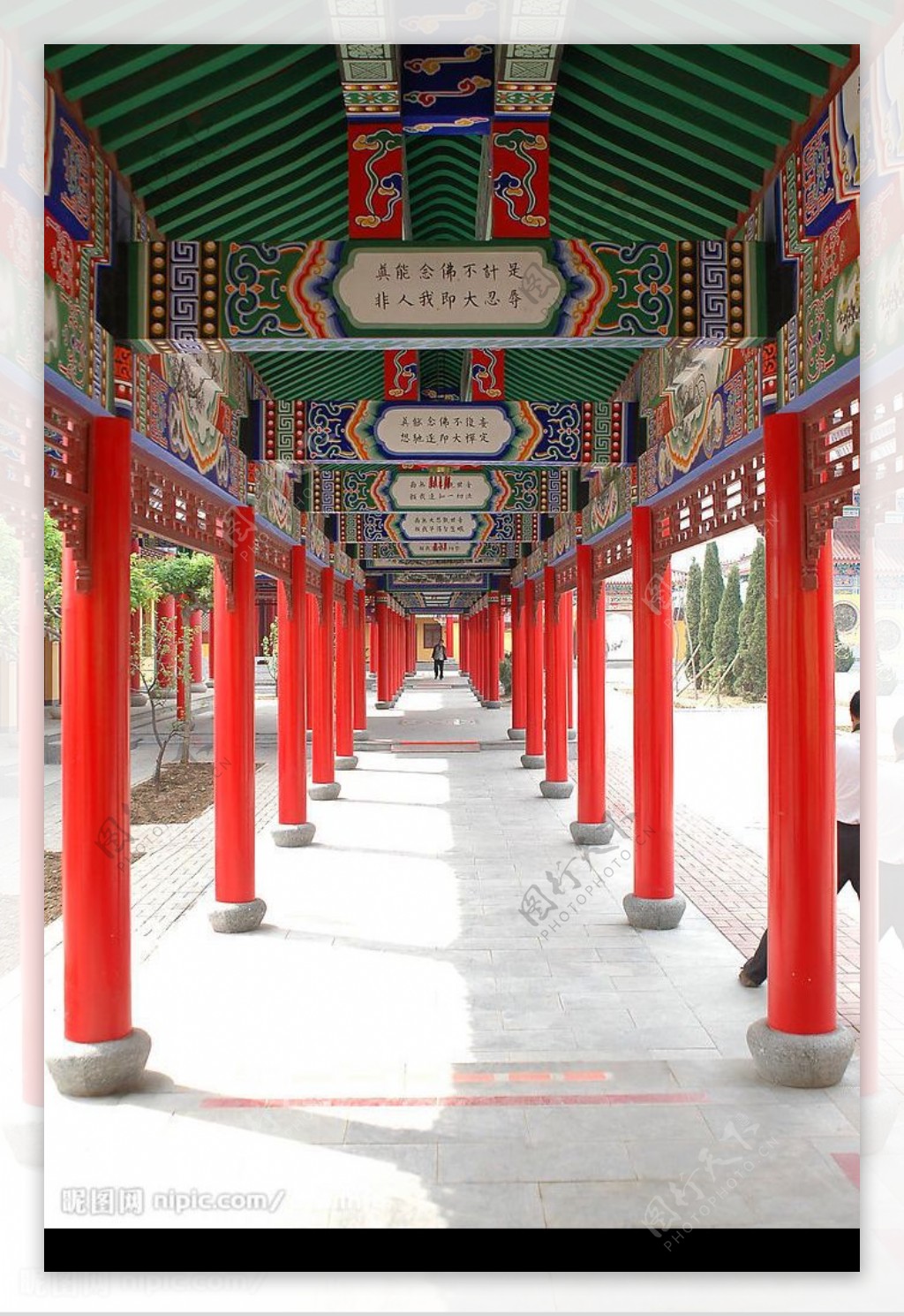 庆云金山寺回廊图片
