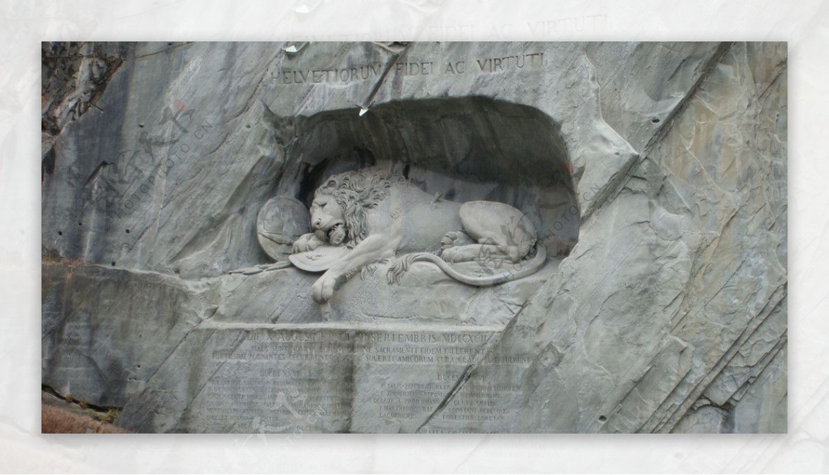 石雕狮子图片