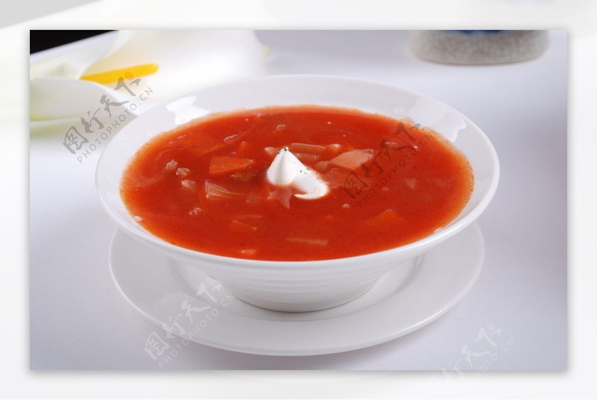 俄罗斯红菜汤图片